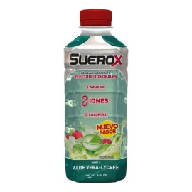 Suerox Bebida Hidratante Aloe Vera-Lychee 630ml Pack x12