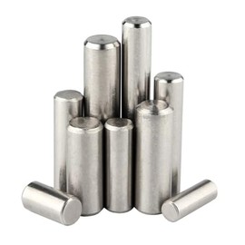 Yesallwas Knock Pin Parallel Pin Stainless Steel Dowel Pin Shelf Support Shelf Pin Shelf Dowel Pin Steel Pin (8 Sizes 150pcs M2 M3 M4 M5)