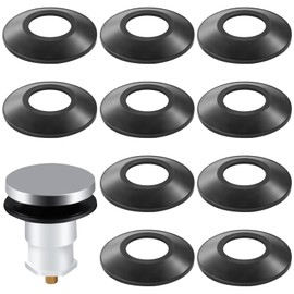 10 Pack Tub Stopper Gasket for Tub Drain Assemblies, 2-1/16 x 1 x 1/4 Inch for Tip Toe Style Bathtub Stoppers