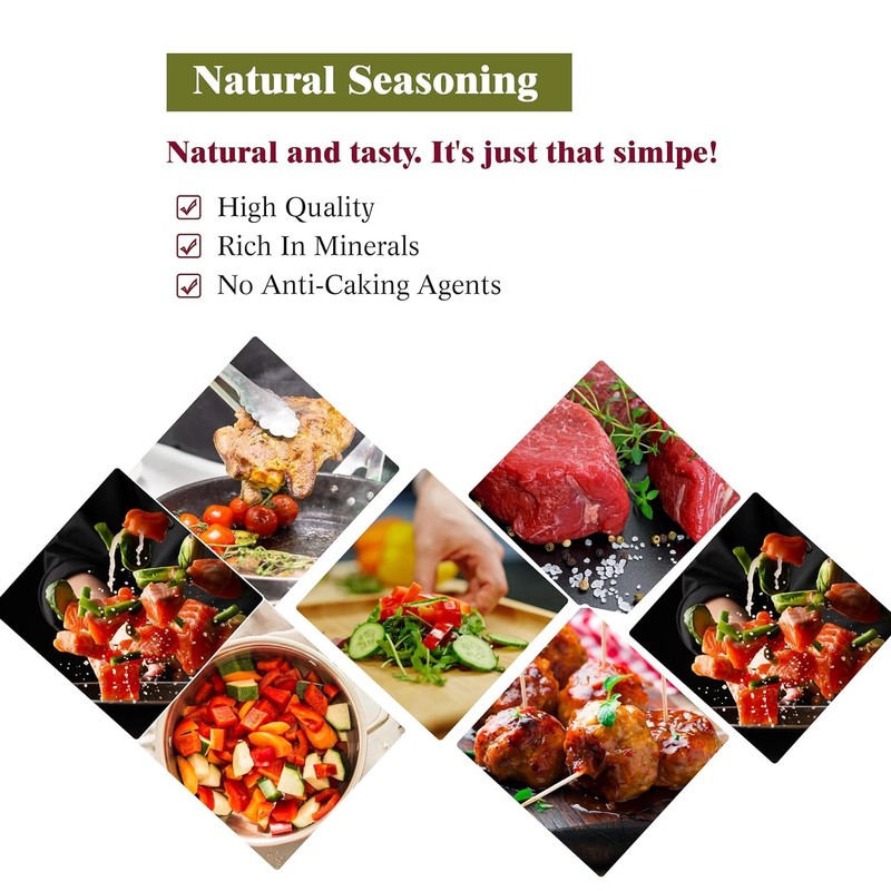 Himalayan Chef Himalayan Pink Salt Coarse, Enhance Taste & 100%