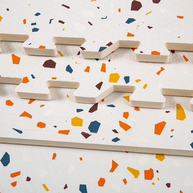 Terrazzo Playmat, Non-Toxic, Eco-Friendly, Large, Puzzle Playmat (Multi), 180 centimeters