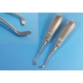 Potts Elevators #1 & #2 Left & Right Chisel Tip Tooth Extracting Stainless Dental Set of 2