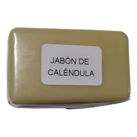 Artesanal Jabón En  Barra De Caléndula.  1 Pieza.