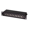LogiLink Professional Patch Panel Cat 6 A 500 MHz, Black