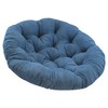 Blazing Needles Solid Microsuede Papasan Chair Cushion, 52" x 6"