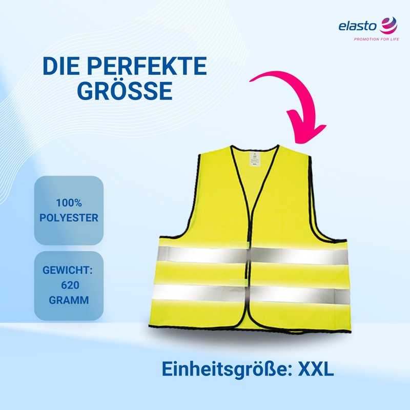 Set of 2 High Visibility Vest in Case According to