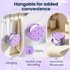 Shower Steamer Holder, Multi-Use Shower Steamer Tray with Suction Cup