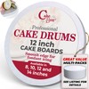 Cakebon Cake Boards - Sturdy 1/2 Thick Drums - 12