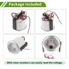 VekAuto 2" 52mm DC 12V Voltage Gauge Blue Light Analog