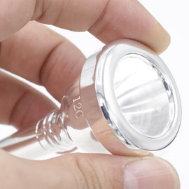 Cheerock 12C Trombone Mouthpiece, Silver Plated Mouthpiece, Euphonium Mouthpiece with Superior Sound, Excellent for Baritone and Trombone Instrument Accessories