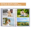 Pack of 60 A4 Photo Sleeves with 240 Pockets, Transparent