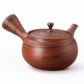 Yamaki Ikai F609 Teapot, New Bag with Sousen Red Kneading Type, 5.9 x 5.1 x 3.1 inches (15 x 13 x 8 cm)