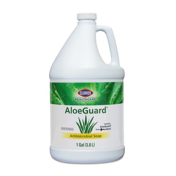 Clorox Healthcare AloeGuard Antimicrobial Soap, 1 Gallon Bottle | Antimicrobial Hand Soap for Healthcare Professionals | Handwashing Soap, Liquid Hand Soap