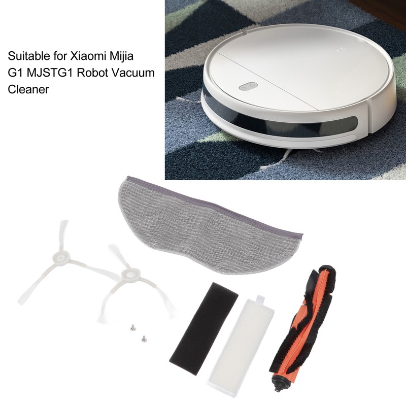 Main Brush Side Brush Filter Mop Cloth Set for Xiaomi