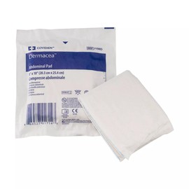 Dermacea Abdominal Gauze Pad, Non-Sterile, 7.5in x 8in, Case of 648