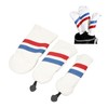 3PCS Golf Club Head Cover for Driver Fairway Woods Headcovers
