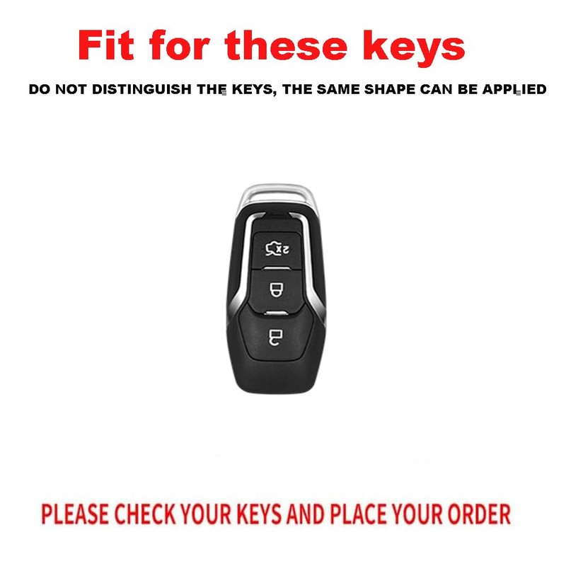 TECART Key Fob Case Cover Fit for Ford Explorer Edge