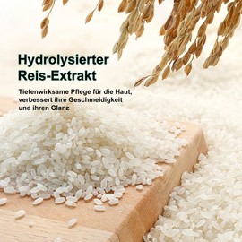 6 Stück Reis Tuchmasken, Hydrating Mask mit Reisextrakt, Anti Aging Gesichtsmaske gegen Falten, Beruhigende Sheet Mask zur Hautpflege & für ebenmäßigen Hautton, Zur Hydratation, Nährende Hautpflege