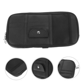 Alipis Auto Sun Visor Organizer Pouch Multifunctional Car Interior Accessory for Documents Cards and Receipts Durable Visor Storage for Driver Essentials