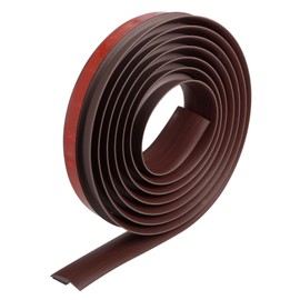 uxcell Floor Edging Trim Strip Self Adhesive, Carpet to Tile Transition Strip Edging Trim Strip for Laminate Doorway Edge Height Less Than 5mm/0.2", Dark Red 9.84ft