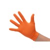 DENCO DISTRIBUTING, INC. Griptensity Orange Diamond Texture Nitrile Gloves -