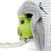 DONGKER Corner Fleece Bird Blanket, Plush Bird Nest Hut, Windproof,