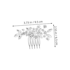 SAFIGLE Elegant Floral Wedding Hair Clip Minimalist Bridal Hair Comb for Women Girls for Wedding Ceremonies Stylish Creative Design