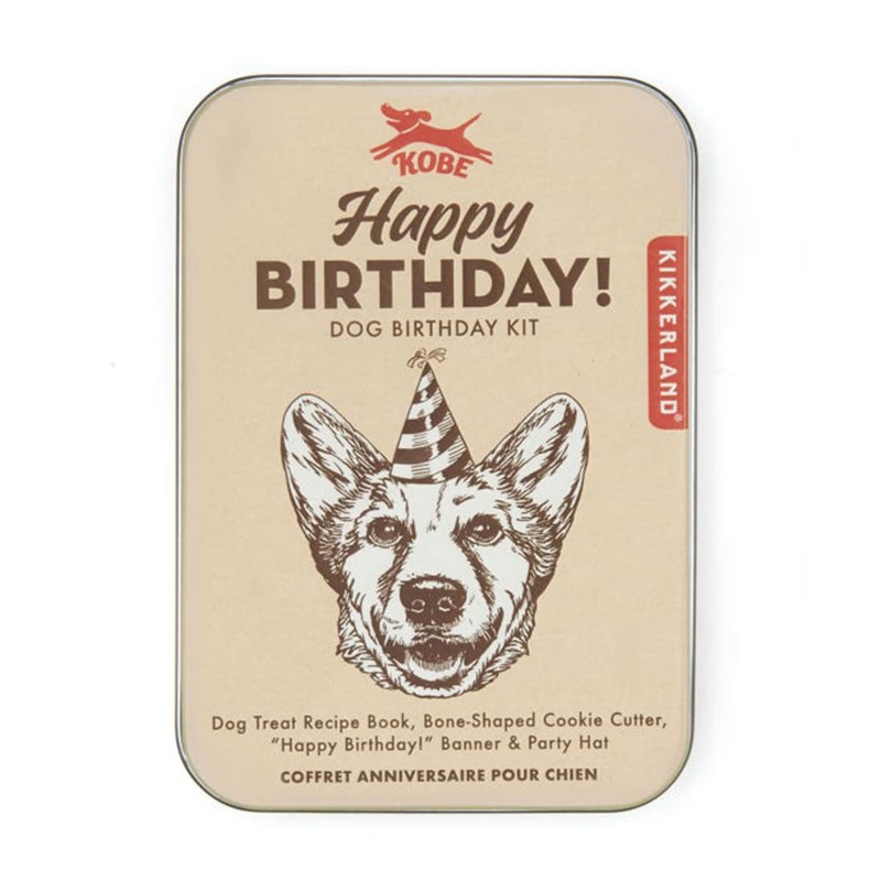 Kikkerland Happy Birthday! Dog Birthday Kit
