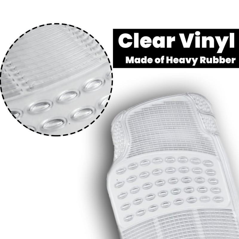 Zento Deals Car Floor Mat - Clear All Weather Floor