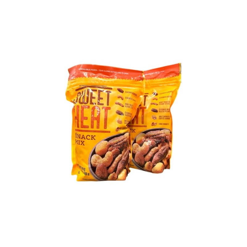 Sweet Heat Snack Mix 24oz (Pack of 2)(Total 48oz)