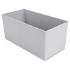 Plastic Insert Box 90 mm High, Grey, 198 x 99