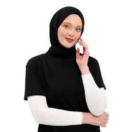 ihvan online, Hijab Sleeves for Women, Muslim Arm Sleeve for Prayer, Women's Soft Stretchy Modest Sleeves to Cover Arms, White