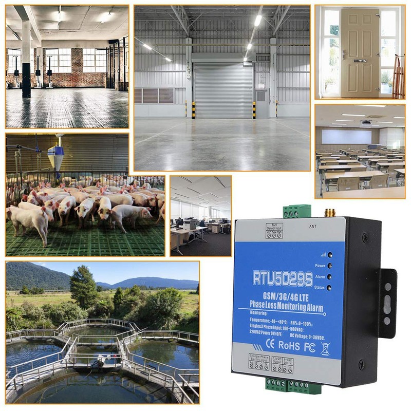 GSM Power Supply Status Monitoring Alarm Controller, Three-Phase Wireless Circuit