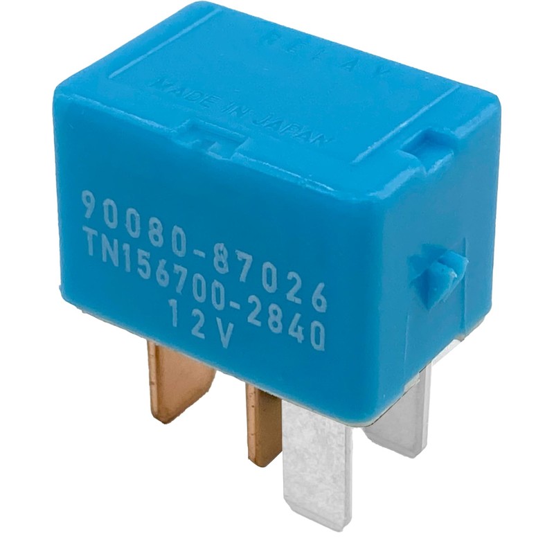 3-Pack 90080-87026 Relay 12V 30A 4-Pin SPST - Compatible with