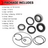 Rear Axle Brake Drum Wheel Seal Bearing Kit with O-Ring