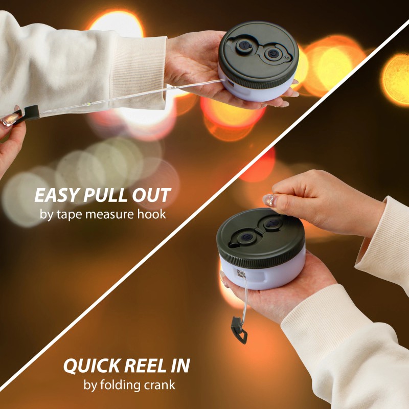Led Rechargeable Camping Lamp Outdoor String Hanging Recovery Waterproof Charging