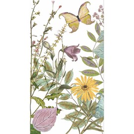 Paperproducts Design 1412375 Kensington Garden Guest Towels Paper Napkin Green