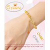 Clysoru Magnetic Necklace Clasp 14k Gold and Silver Beads Chain