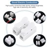 80 Pcs CH2 Electrical Connectors Block,Push Fit Electric Wire Connectors