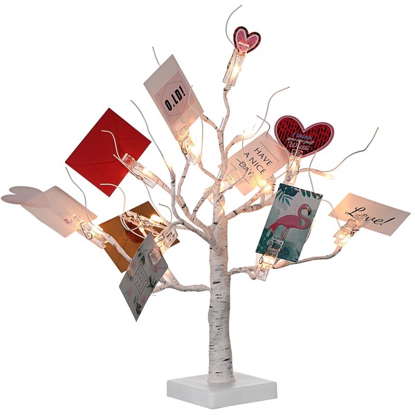 Mudder Money Holder Tree Present Card Holder with 12 Clear