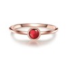 Glanzstücke München Women's Ring Sterling Silver 925 Rose Gold-Plated with