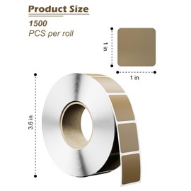 1500 PCS 1-Inch Target Pasters, Self-Adhesive Target Tape for Cardboard & Paper Silhouette Targets, Perfect for USPSA, IPSC, IDPA, and Shooting Practice