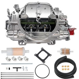 Trucktok 1405 Carburetor Replacement for Performer 600 CFM 4 Barrel Square Bore Corvette Silverado GMC 366 Demon Poly Carburetor (With Manual Choke No EGR)