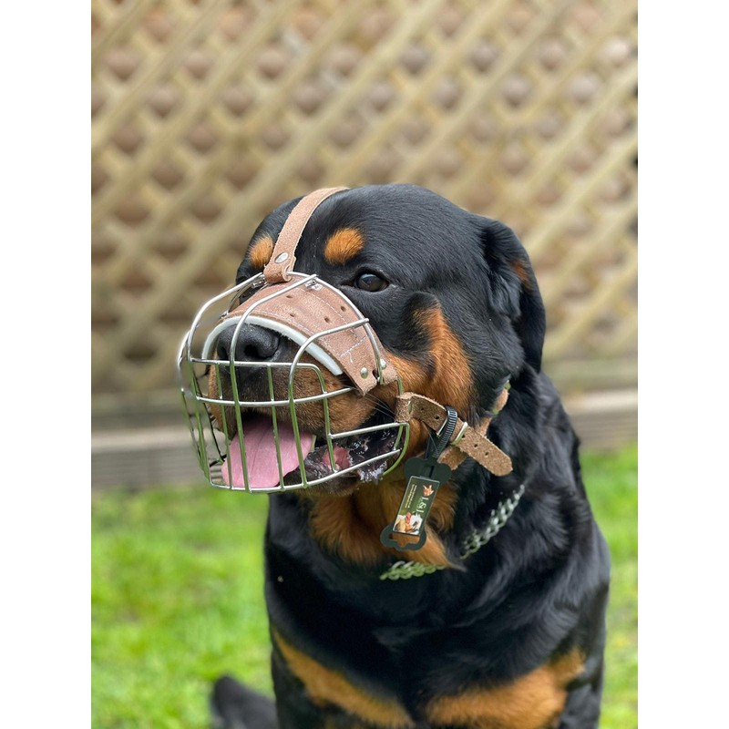 STRONG Wire Metal muzzle Basket Dog Muzzle Rottweiler,Mastiff Golden Retriever