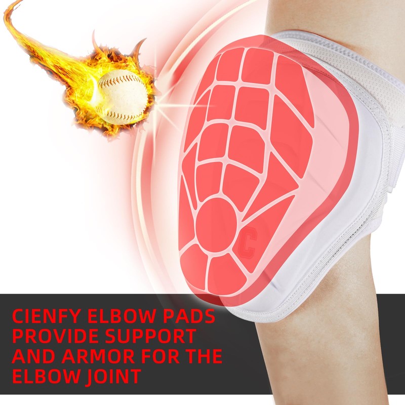 Cienfy Batter's Elbow Guard Baseball Softball Elbow Pad Forearm Guard