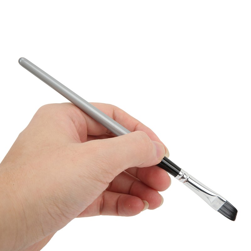 8Pcs Paint Brush Paintbrush Pen Soft Nylon Wool with Storage