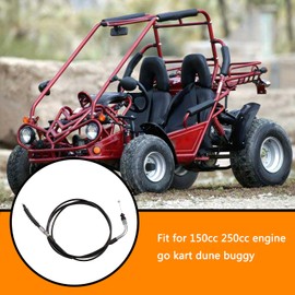HOLATO 82 Inch Go Kart Throttle Cable for 150cc 250cc Hammerhead GTS 150 Mudhead 208R Tomberlin Crossfire 150R Carter Talon Dong Fang American Sportworks Off Road Go Cart Dune Buggy Heavy Duty Parts