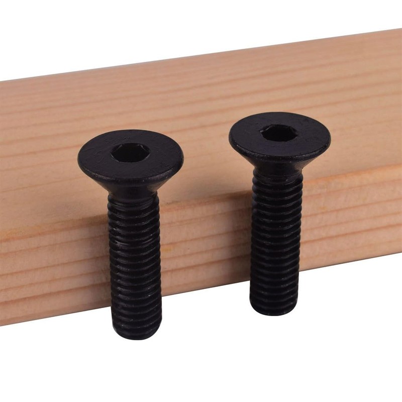 VAMUOEFL 5/16-18 x 3/4" Flat Countersunk Head Screws Socket Cap