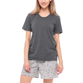 Merry style MS10-177 women’s pyjamas - Dark melange/grey., size: m