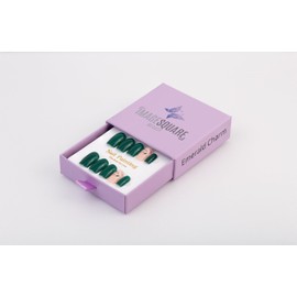 Image Square Beauty Press-On Nails (Emerald Charm, Medium)